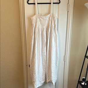Banana Republic Ivory Sleeveless Dress